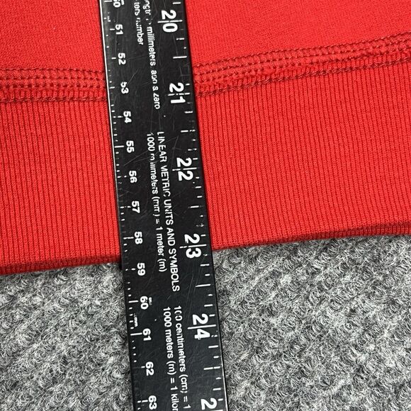 Abercrombie & Fitch NY Hoodie Sweatshirt Women Large Red Pullover Activewear Top - Picture 13 of 15